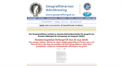 Desktop Screenshot of geografitorget.se